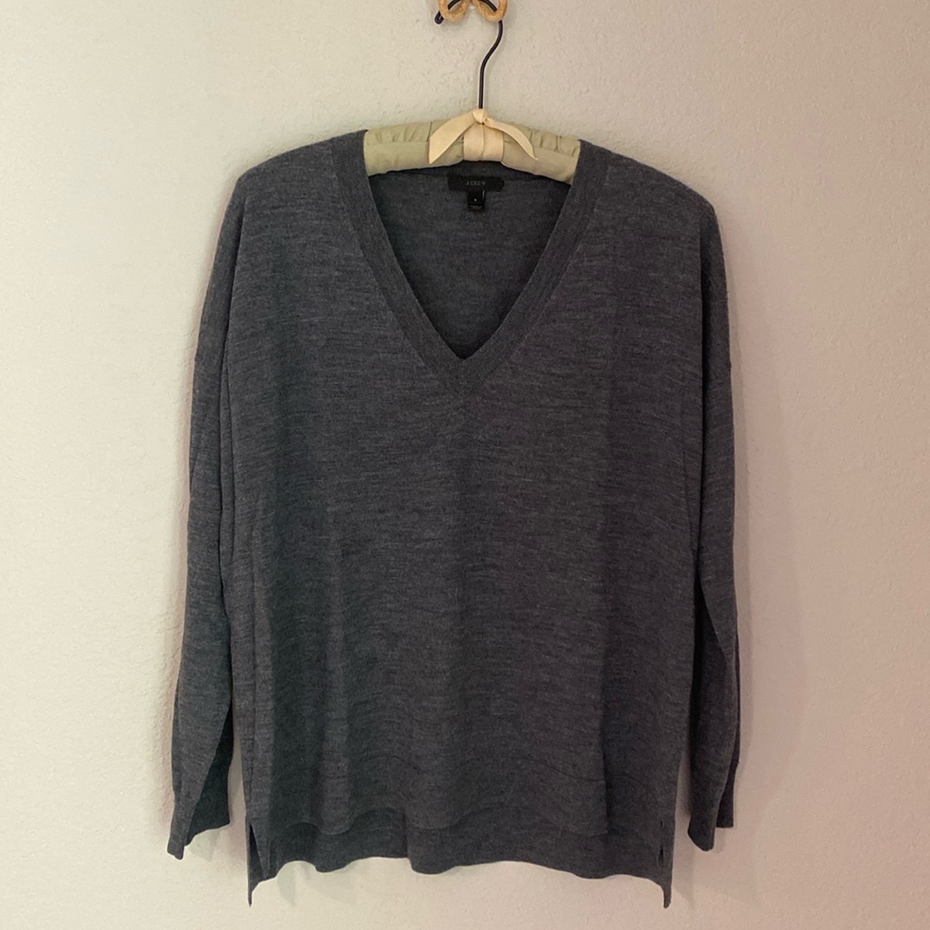 J.Crew Merino Wool V-Neck Sweater